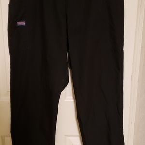 Black Cherokee Scrub Pants Size Large
